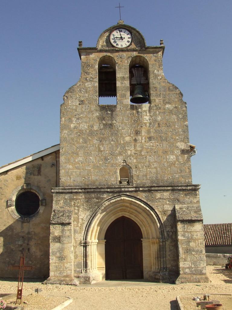 Saillans, l'église Saint-Seurin, 14ème siècle, fond roman