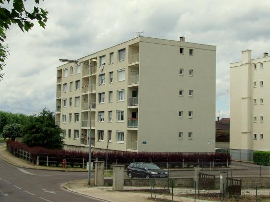 Migennes, autre vue de la cité HLM.