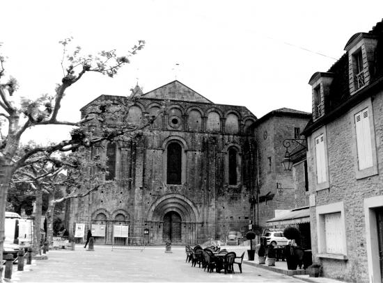 Cadouin, l'abbaye du 12ème siècle.