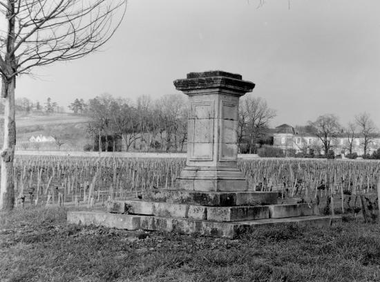 Saint-Etienne-de-Lisse, une stelle au lieu-dit Peyron.