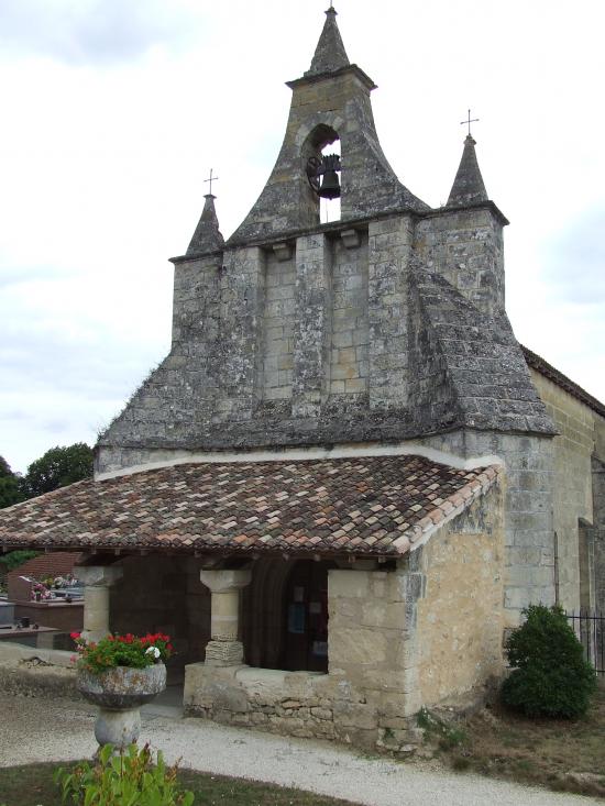 Tizac-de-Curton, l'église Notre-Dame,