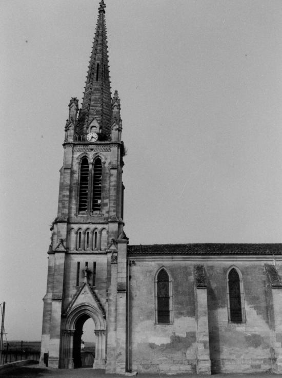 Génissac, l'église Saint-Martin.