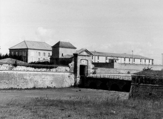 Saint-Martin-de-Ré, une vue du pénitencier.