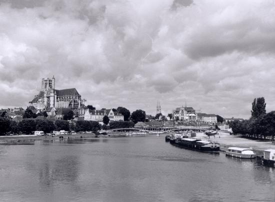 Auxerre, vue générale.