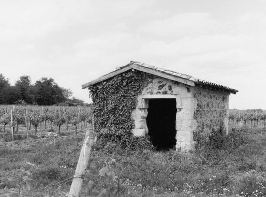 Vayres, une petite maison de vigne.