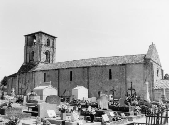 Saint-Emilion, l'église de Saint-Martin-de-Mazerat.