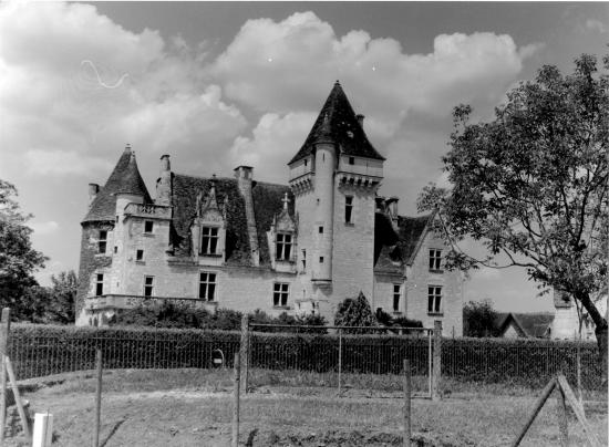 Les Milandes, le château.