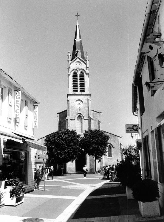 La Couarde, l'église.