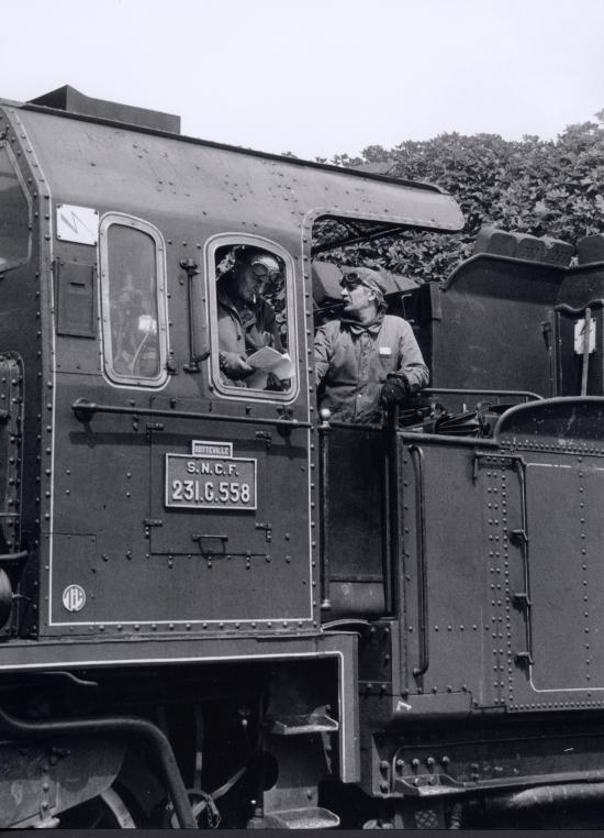 Auxerre, le train à vapeur.