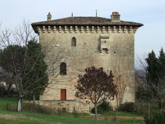 Moulon, la tour de l'Ansouhaite.