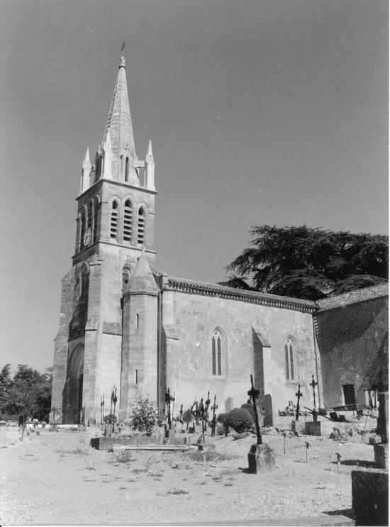 Bonzac, l'église Saint-Genès-de-Bonzac.