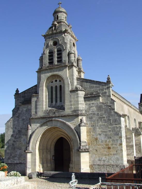 Baron, l'église romane Saint-Christophe