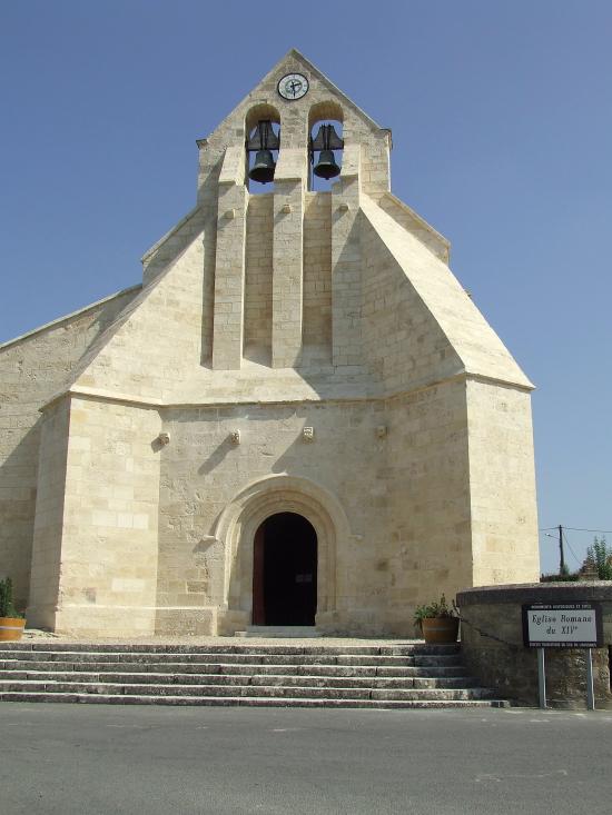 Saint-Quentin-de-Baron, l'église Saint-Quentin,