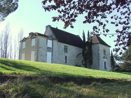 Saint-Aubin-de-Branne, le château l'Heyrisson.