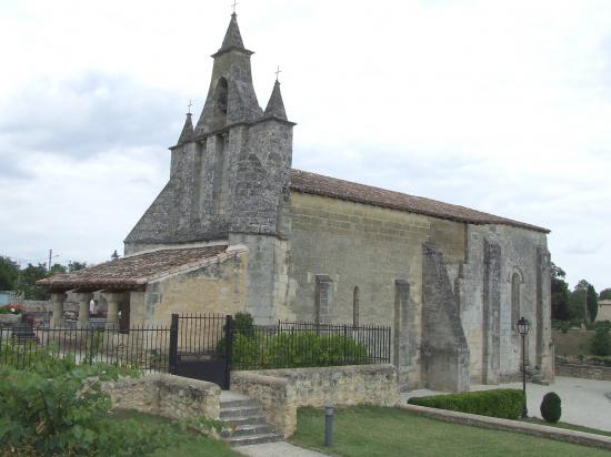 Tizac-de-Curton, l'église Notre-Dame,