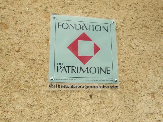 notre mécène: la Fondation du Patrimoine