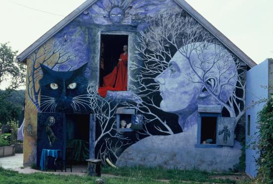 le peintre et photographe Chop, à Hérisson dans l'Allier.